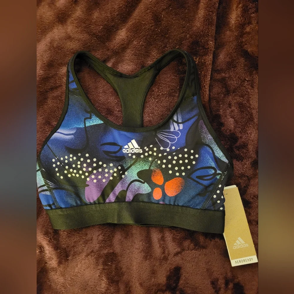 NWT Adidas Sports Bra - Picture 1 of 8
